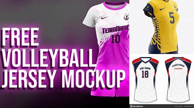 224+ Women’s Volleyball Jersey PSD Mockup Half Side View Layered Photoshop Template