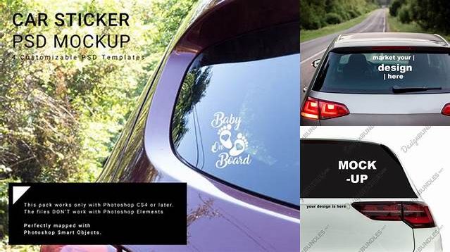 2246+ Car Decal Mockup Best for Showcase