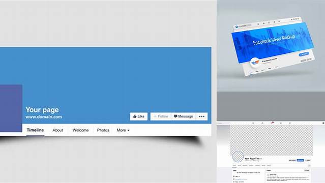 2251+ Mockup Facebook Cover Smart PNG Image