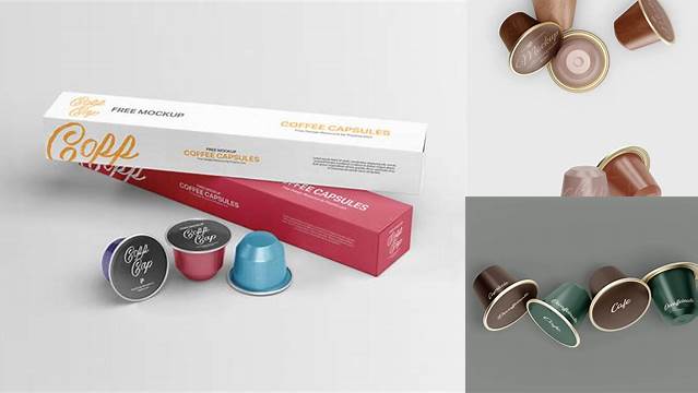 2253+ Coffee Capsules PSD Mockup Elegant and Stylish Free PSD