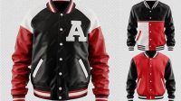 2259+ Mockup Jaket Varsity Versatile and Modern PSD Mockup