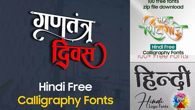 2260+ Hindi Font Pack Download High-Quality PSD Files