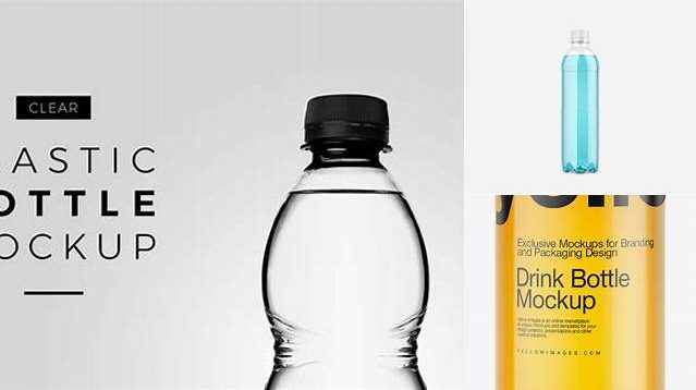 2261+ Transparent Plastc Bottle PSD Mockup Smart PNG Image