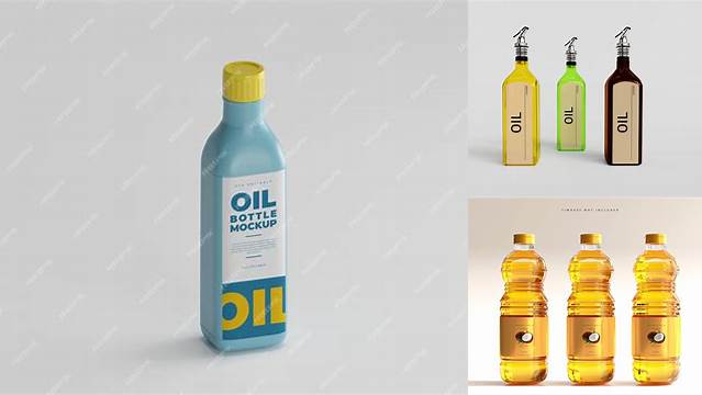 2272+ Matte Oil Bottle PSD Mockup Download Premium PSD Resource