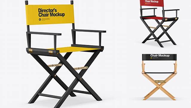 2273+ Glossy Director's Chair PSD Mockup Free Downloadable Graphic Resource