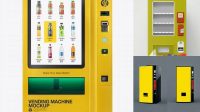 2276+ Vending Machine Mockup Psd Free Smart PNG Image