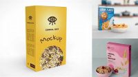 2284+ Cereal Box Mockup Psd Free Digital Download