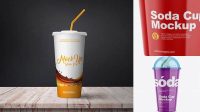 2293+ Glossy Plastic Soda Cup PSD Mockup Free PSD for Creatives