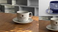 2294+ Matte Tea Cup PSD Mockup Professional Quality Freebie PSD File