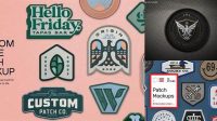 2294+ Patch Mockups PSD Download