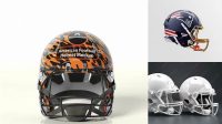 230+ American Football Helmet PSD Mockup Halfside View Download Now Free PSD Template