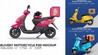 2314+ Delivery Motorcycle Mockup Psd Free Digital Download