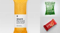 2314+ Snack Package PSD Mockup Editable Photoshop Free Mockup