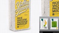 2315+ Rice Vacuum Package PSD Mockup Halfside View Smart Layer Mockup Free