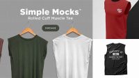 2323+ Muscle Tee Mockup Hight Resolution