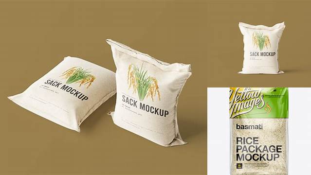 2326+ Rice Bag Mockup Psd Free Download High Resolution