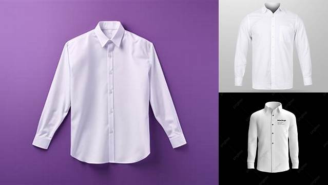 2338+ Camisa Formal Mockup Smart PNG Image