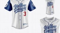 234+ Baseball Sleeveless Shirt PSD Mockup Front View Creative Design PSD Free Download