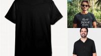 2345+ Black Shirt Mockup Psd Custom Mockup PSD for Free