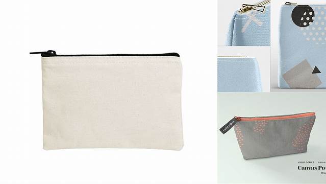 2348+ Canvas Pouch Mockup Include TIFF