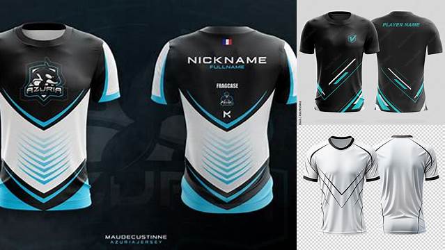 2352+ Gaming Jersey Template Psd Free PSD