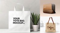 2353+ Bag PSD Mockup Top View Versatile and Elegant PSD File