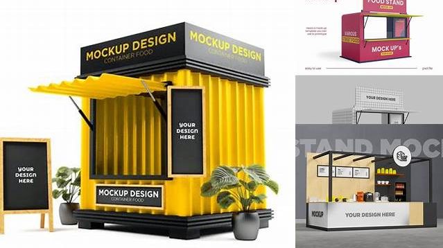 2353+ Food Stand Mockup High Resolution