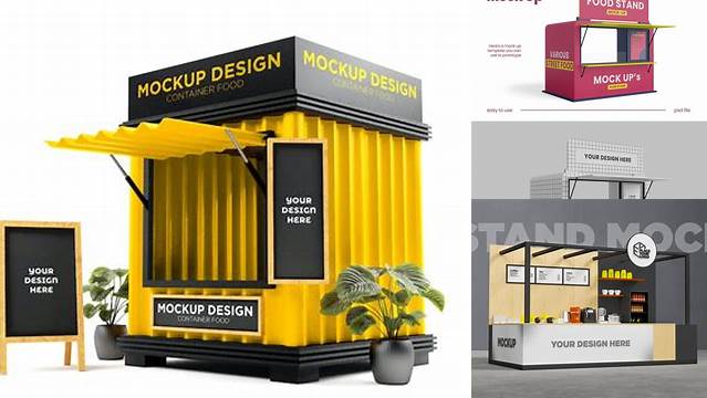 2353+ Food Stand Mockup High Resolution