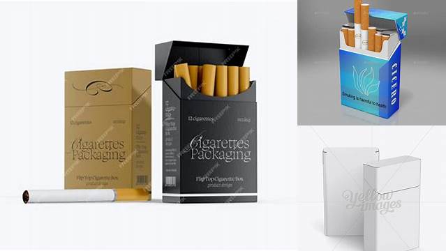 2353+ Two Flip-top Hard Cigarette Packs PSD Mockup Photoshop Resource Free