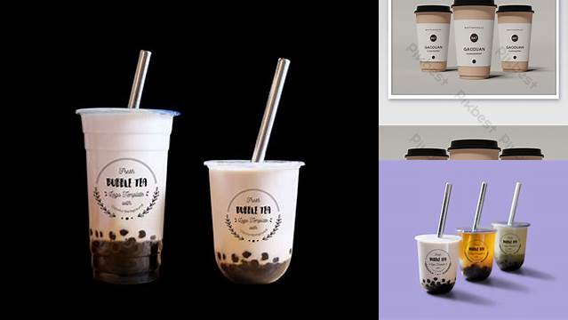 2354+ Mockup Milk Tea For Free Download