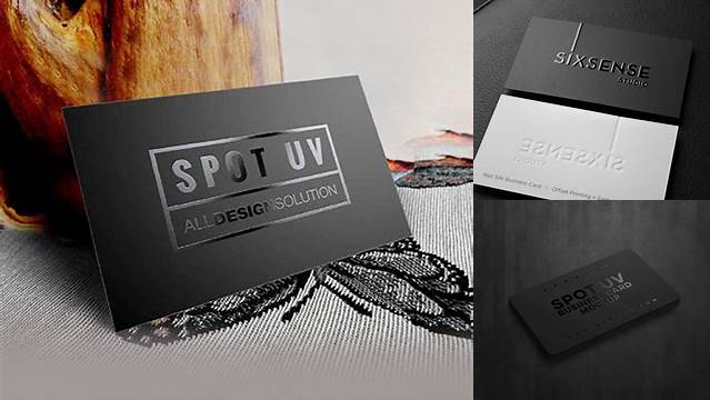 2354+ Spot Uv Card Mockup High-Quality Design Free PSD