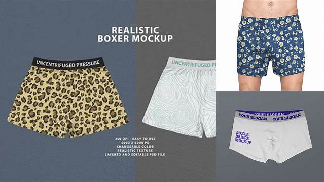 2355+ Boxers Mockup Free Download Free