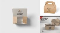 2365+ Paper Food Box Mockup Free Best for Showcase