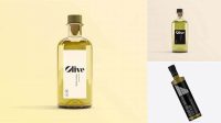 2366+ Ceramic Olive Oil Bottle PSD Mockup Smart Object Free Photoshop File