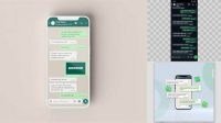 2372+ Whatsapp Chat Mockup Digital Download