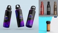 2377+ Matte Metallic Bottle PSD Mockup High-End Professional PSD Resources