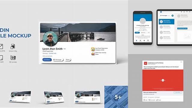 2382+ Linkedin Mobile Mockup Psd PSD File for Designers