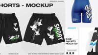 2385+ Biker Shorts Mockup Best for Showcase