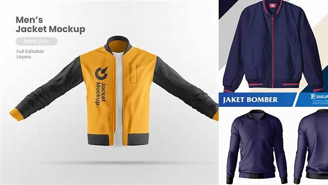 2385+ Mockup Jaket PSD Free Download