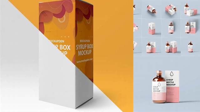 2385+ Syrup Box Mockup Free Download Download Free PSD