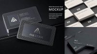 2389+ Metallic Business Cards PSD Mockup Download Customizable PSD