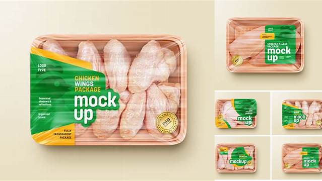 2394+ Chicken Mockup Easy to Use PSD