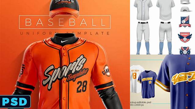 240+ Baseball Uniform Mockup Download Free