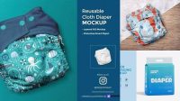 2400+ Baby Diaper Mockup Best for Showcase