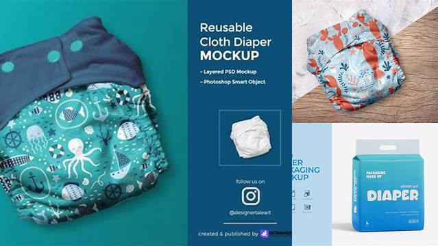 2400+ Baby Diaper Mockup Best for Showcase