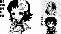 2401+ Anime Svg Files Free PSD Free Download