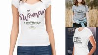 2403+ Female Shirt Mockup PSD Free Download