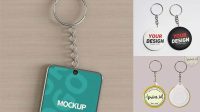 2403+ Mockup Pin Gantungan Kunci PSD Free Download