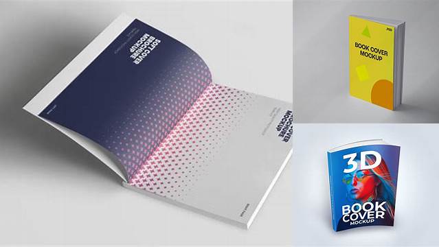 2403+ Opened Softcover Book PSD Mockup Half Side View Premium Free Graphic Resource