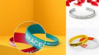 2408+ Bracelet Mockup Free Creative Design Resource